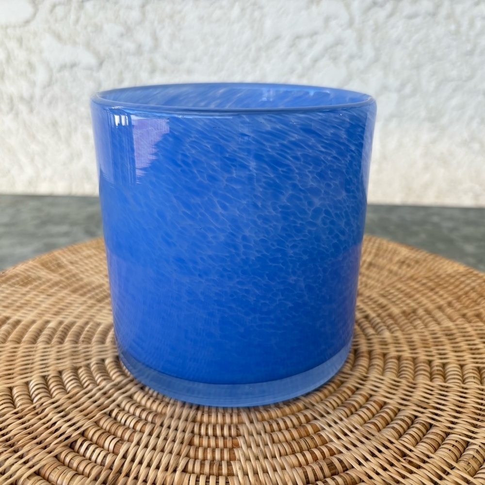 ONE - LAFCO hand blown empty‎ candle glass assorted colors EUC